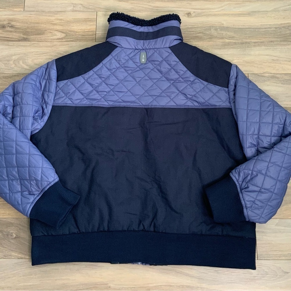 BASS OUTDOOR QUILTED-TRIM ZIP BOMBER JACKET IN HERON MULTI - Picture 7 of 8